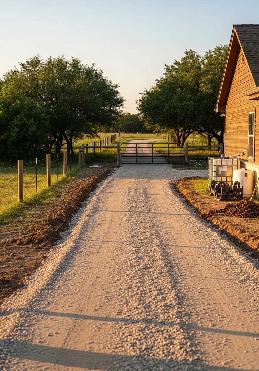 Completed work on a Navasota or Hempstead home, showing quality craftsmanship suited to Waller County's rural setting.